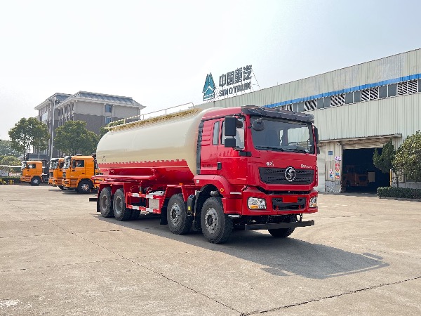 8x4陜汽德龍SGZ5312GFLSX6型油田專用下灰罐車