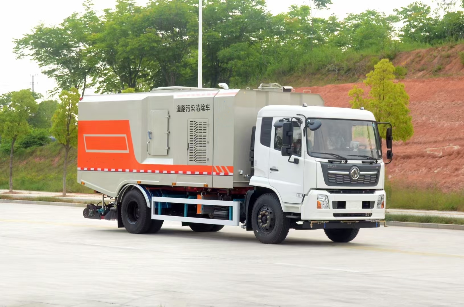 道路污染清除車試車視頻