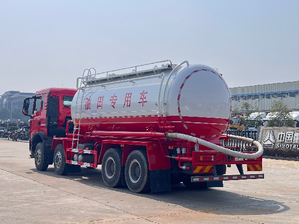 中國重汽HOWO豪沃油田專用下灰罐車|濰柴400馬力下灰車|8x4固井水泥灰罐車|華威馳樂牌SGZ5310GXHZZ6T5型下灰車